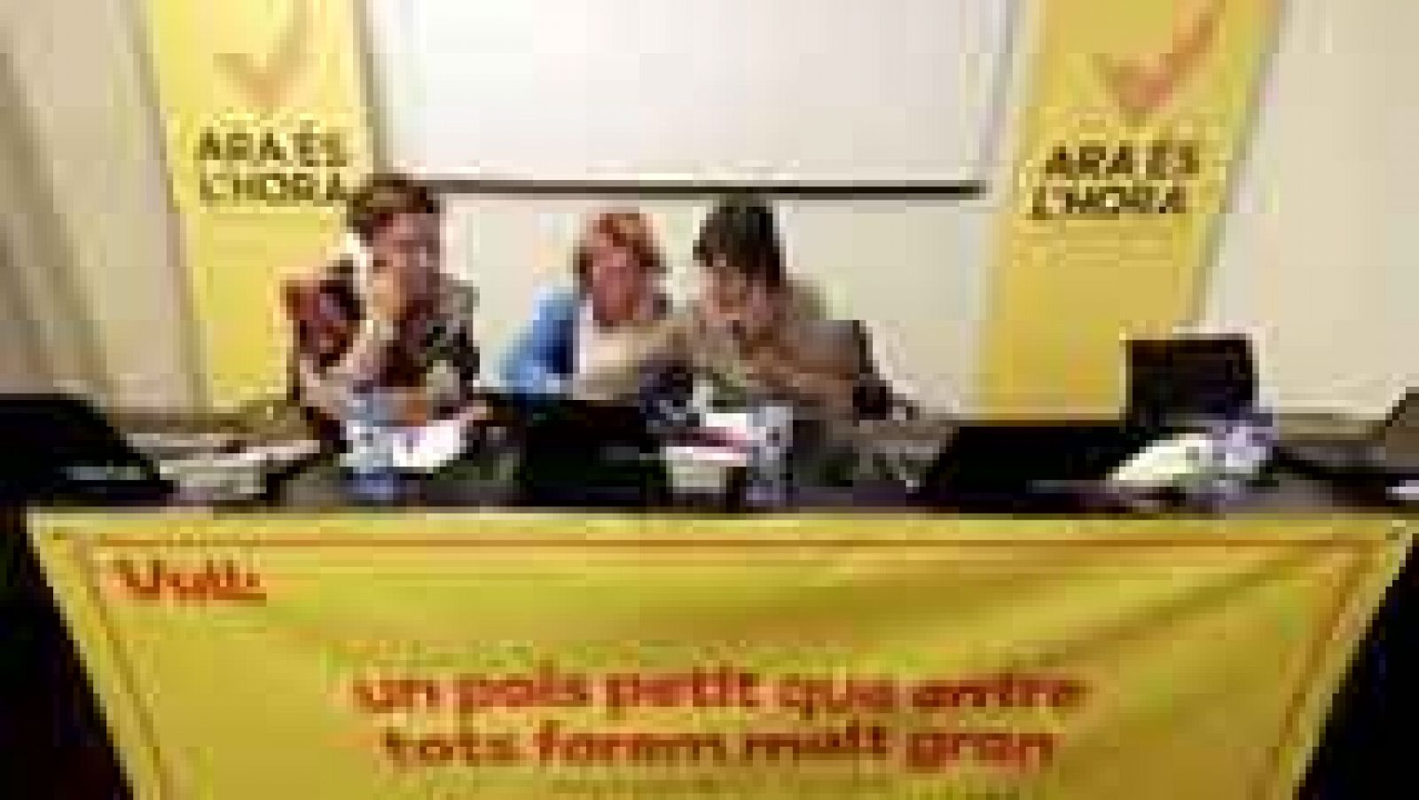 Los partidos favorables al 9N apoyan que Mas siga adelante con la consulta