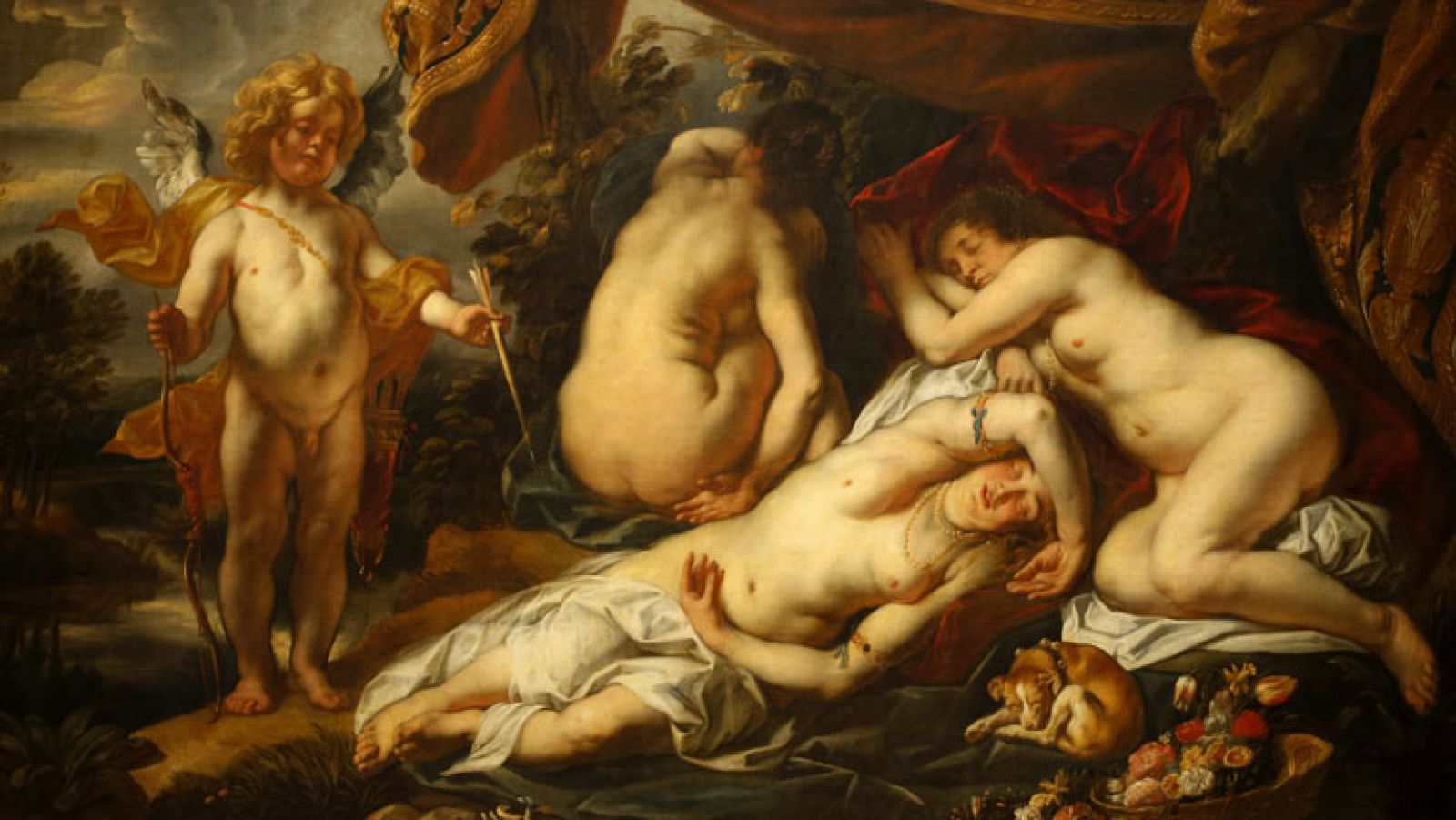 El rey Felipe VI inaugura una exposición de arte flamenco en Madrid