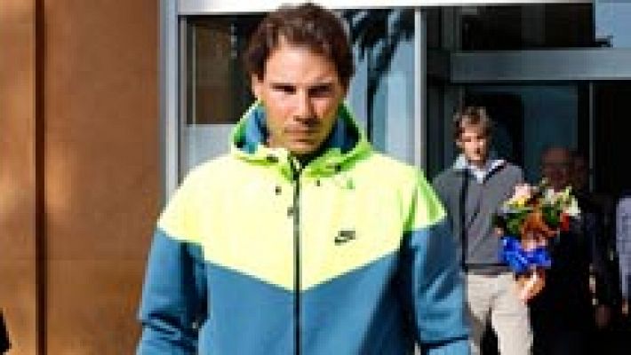 Telediario 1 - Nadal sale del hospital