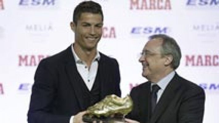 Cristiano Ronaldo recibe la Bota de Oro