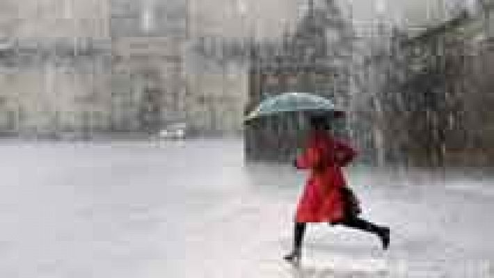 El tiempo - Viento fuerte en Galicia y Cantábrico y lluvia fuerte en Baleares