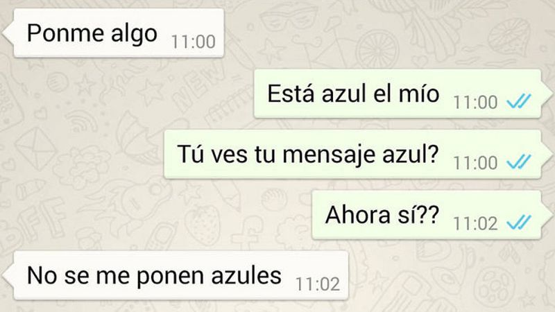 Polémica por el 'check' azul, la última actualización de WhatsApp