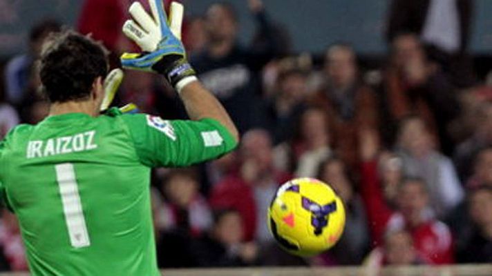 Telediario 1 - Iraizoz, entre los porteros con 'cantadas' ilustres