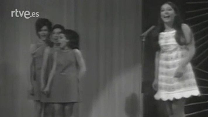 Festivales de Eurovisión en el Archivo de RTVE - Massiel cantó "La, la, la" en Eurovisión 1968