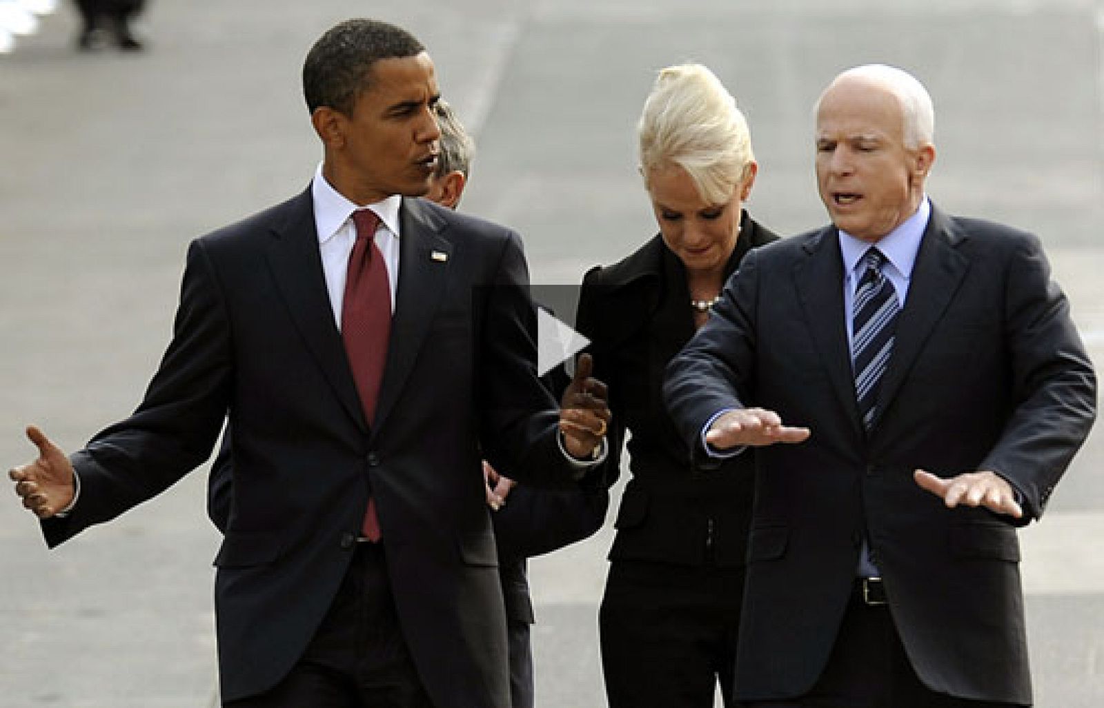 Obama y McCain coinciden en Nueva York en el séptimo aniversario del 11-S | Ver