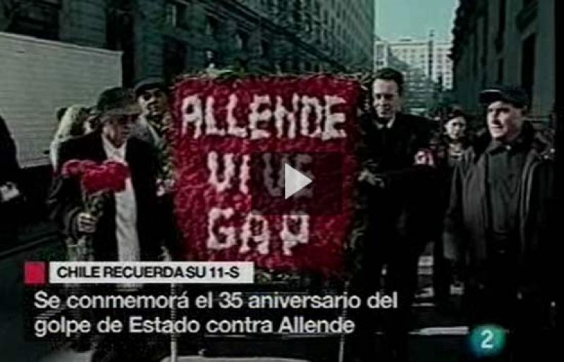 Chile conmemora el 35 aniversario del golpe de Estado contra Salvador Allende.