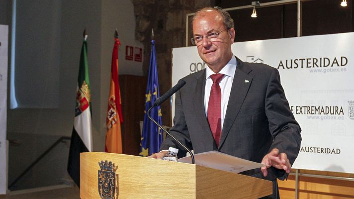 Telediario 1 - Monago asegura que los viajes los pagaba de su bolsillo