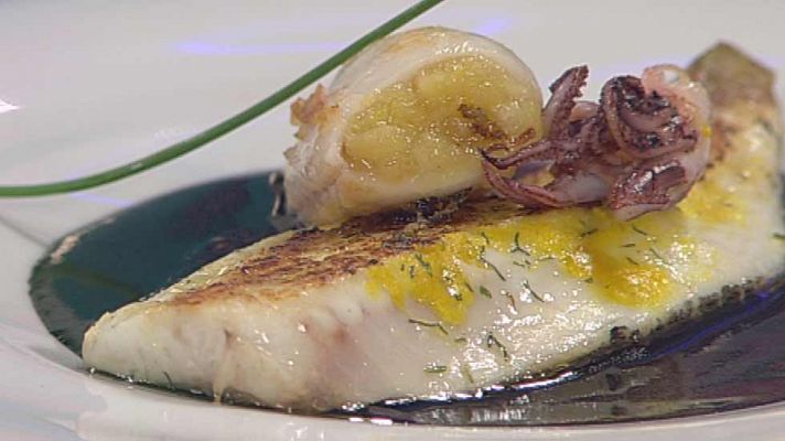 Cocina con Sergio - Dorada en tinta de calamar
