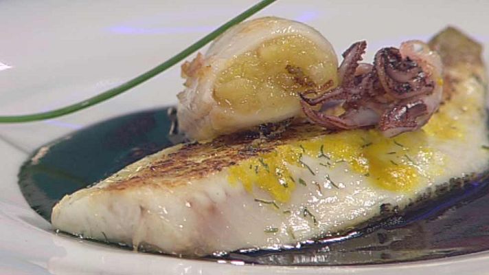 Cocina con Sergio - Dorada en tinta de calamar