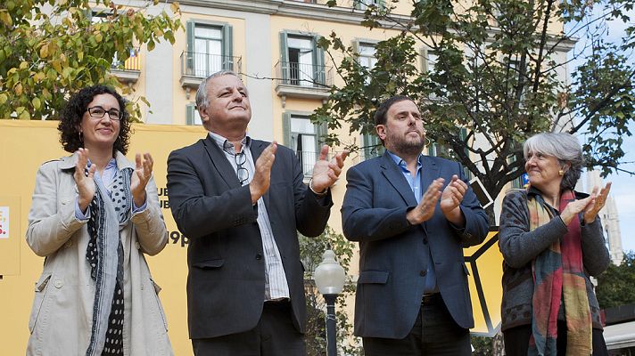 Telediario 1 - Continúa la campaña antes del 9N