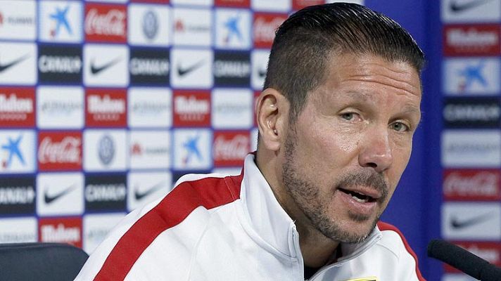Telediario 1 - Simeone elogia el buen trabajo de su plantilla