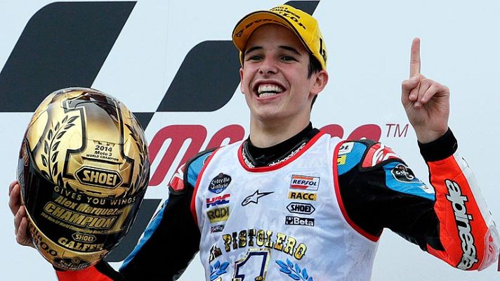 Telediario 1 - Alex Márquez gana el Mundial de Moto3 y desata la locura en Cervera