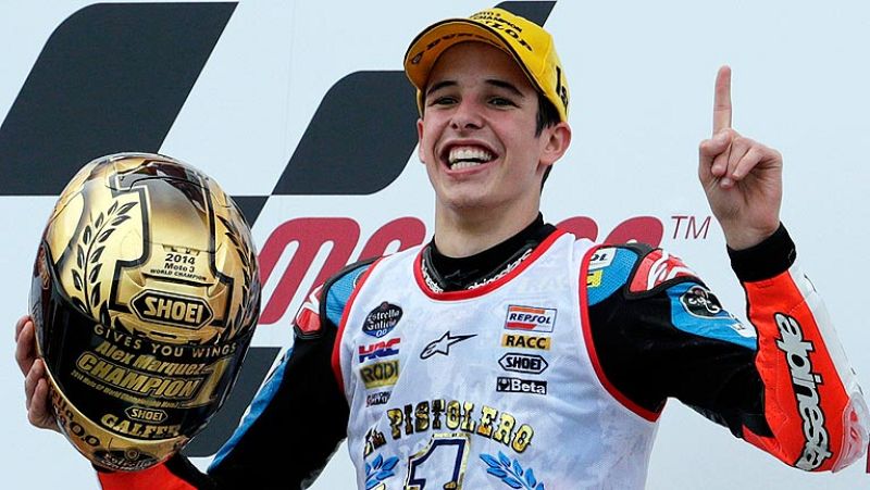 Alex Márquez gana el Mundial de Moto3 y desata la locura en Cervera