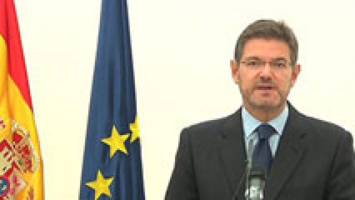 Telediario 1 - El Gobierno califica la consulta de "simulacro inútil y estéril" para ocultar el "fracaso" de Mas