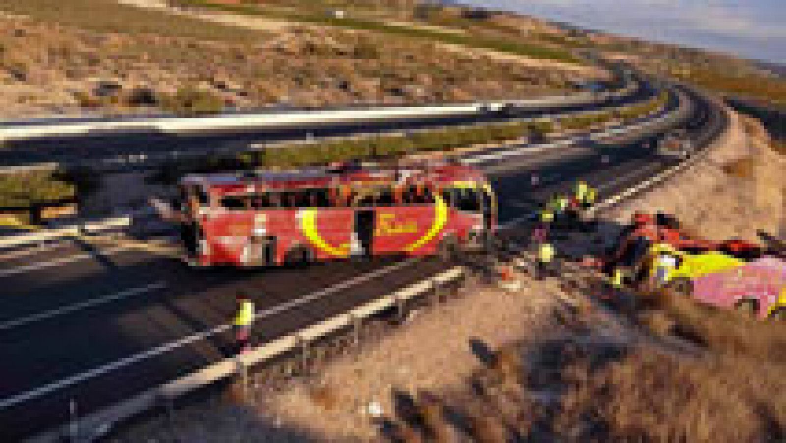 Telediario 1: El autobús circulaba a una velocidad excesiva | RTVE Play