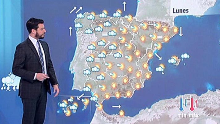 El tiempo - Frío en la Meseta norte y lluvias en el noroeste y los archipiélagos