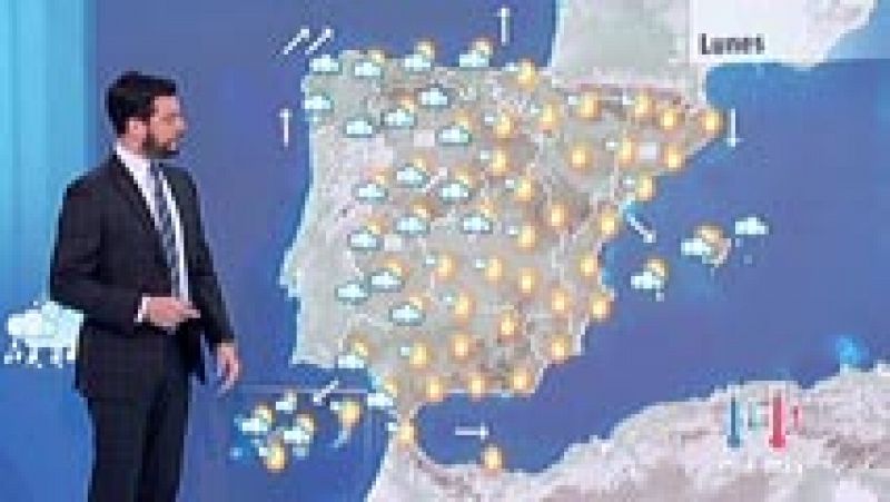 Frío en la Meseta norte y lluvias en el noroeste y los archipiélagos