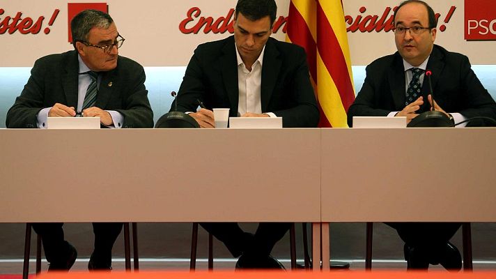 Informativo 24h - Sánchez pide a Rajoy y a Mas que dialoguen