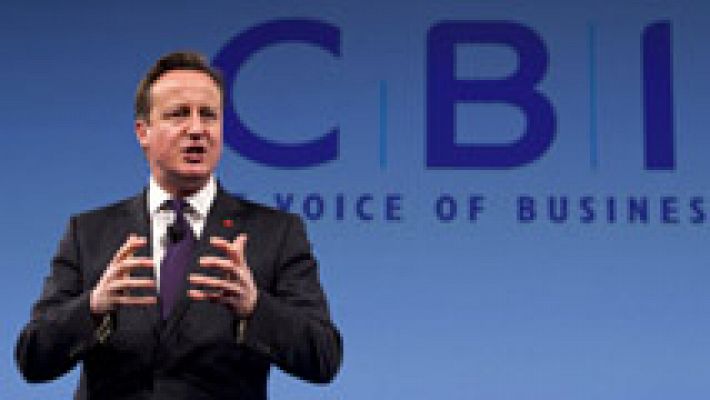 Telediario 1 - David Cameron dice que prefiere una España "unida"