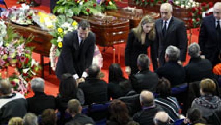 Funeral por los 14 fallecidos en el accidente de autobús