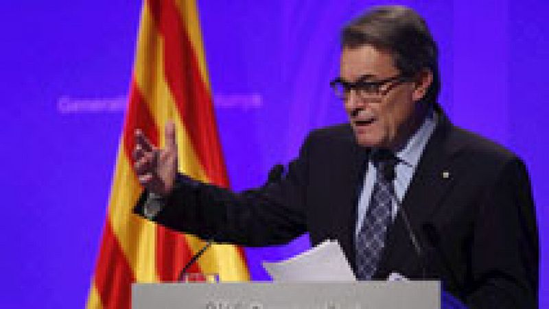 Mas pide a Rajoy una consulta definitiva y convocará elecciones si es necesario 