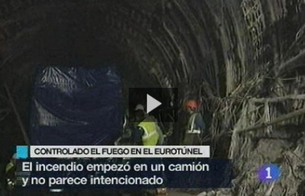  - Controlado el fuego en el eurotúnel
