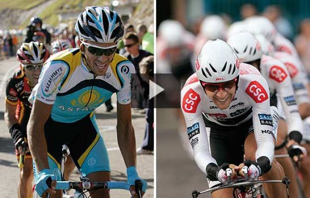 Contador y Sastre, ante el Angliru