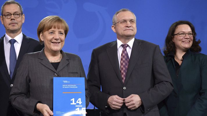 Jarro de agua fría a la economía alemana