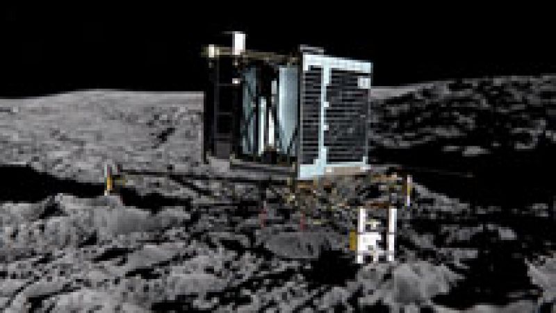 La sonda europea Rosetta lanza un módulo sobre la superficie de un cometa