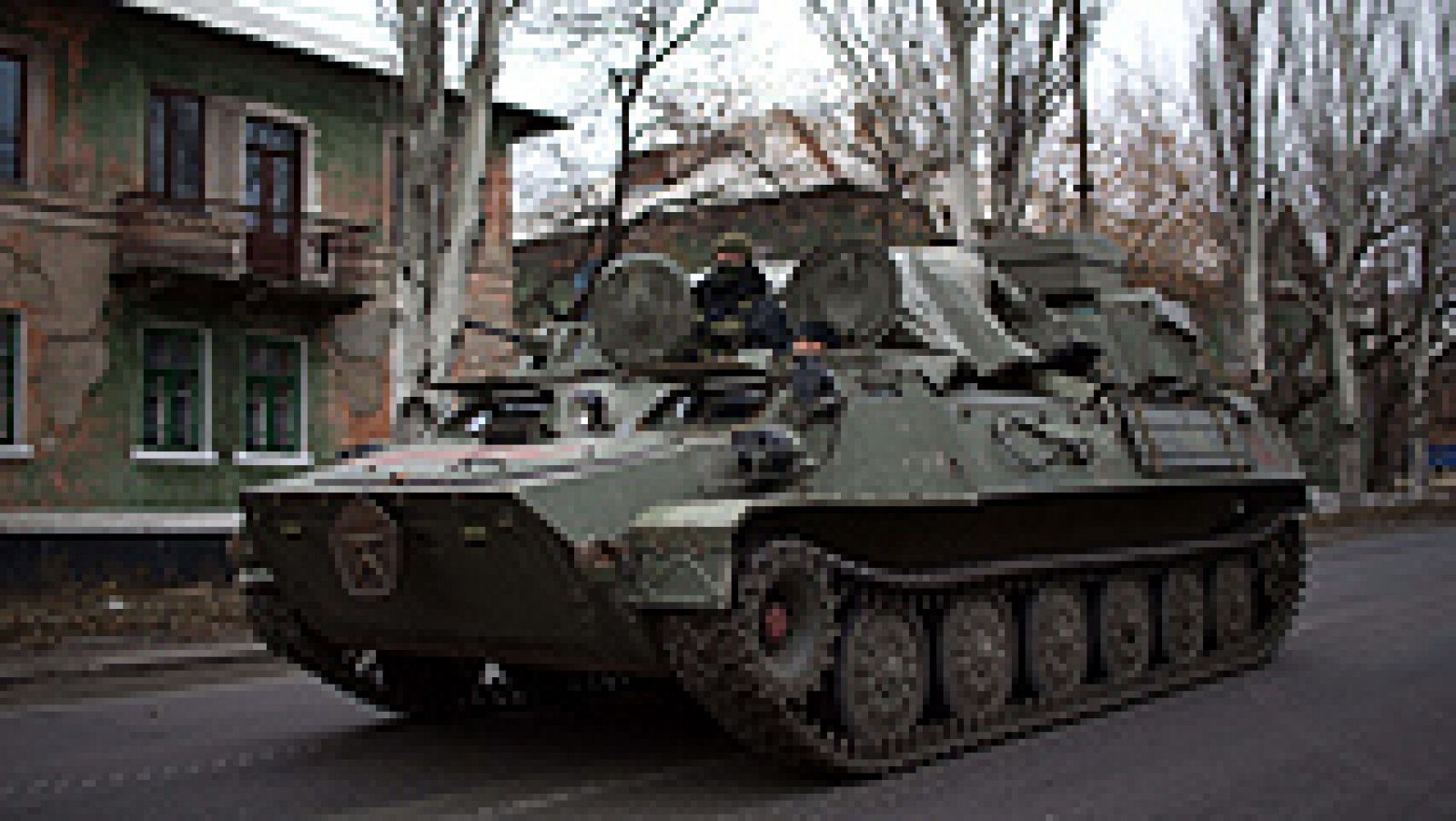 Telediario 1: Ucrania se prepara para una guerra con los rebeldes durante el crudo invierno | RTVE Play
