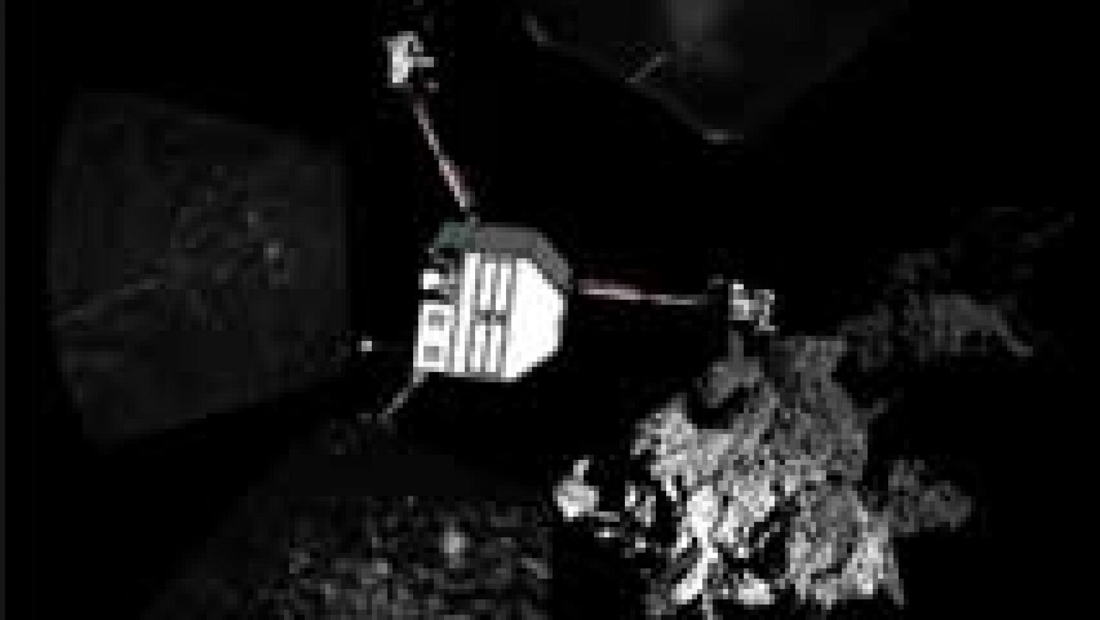 El módulo Philae envía las primera fotos realizadas desde la superficie del cometa