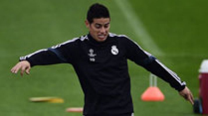 James juega "más cómodo" con Colombia que con el Madrid