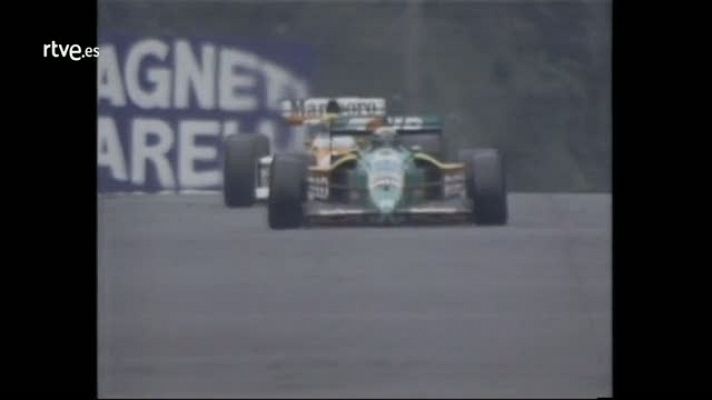 Senna adelanta a Nannini en el Gran Premio de Japón 89