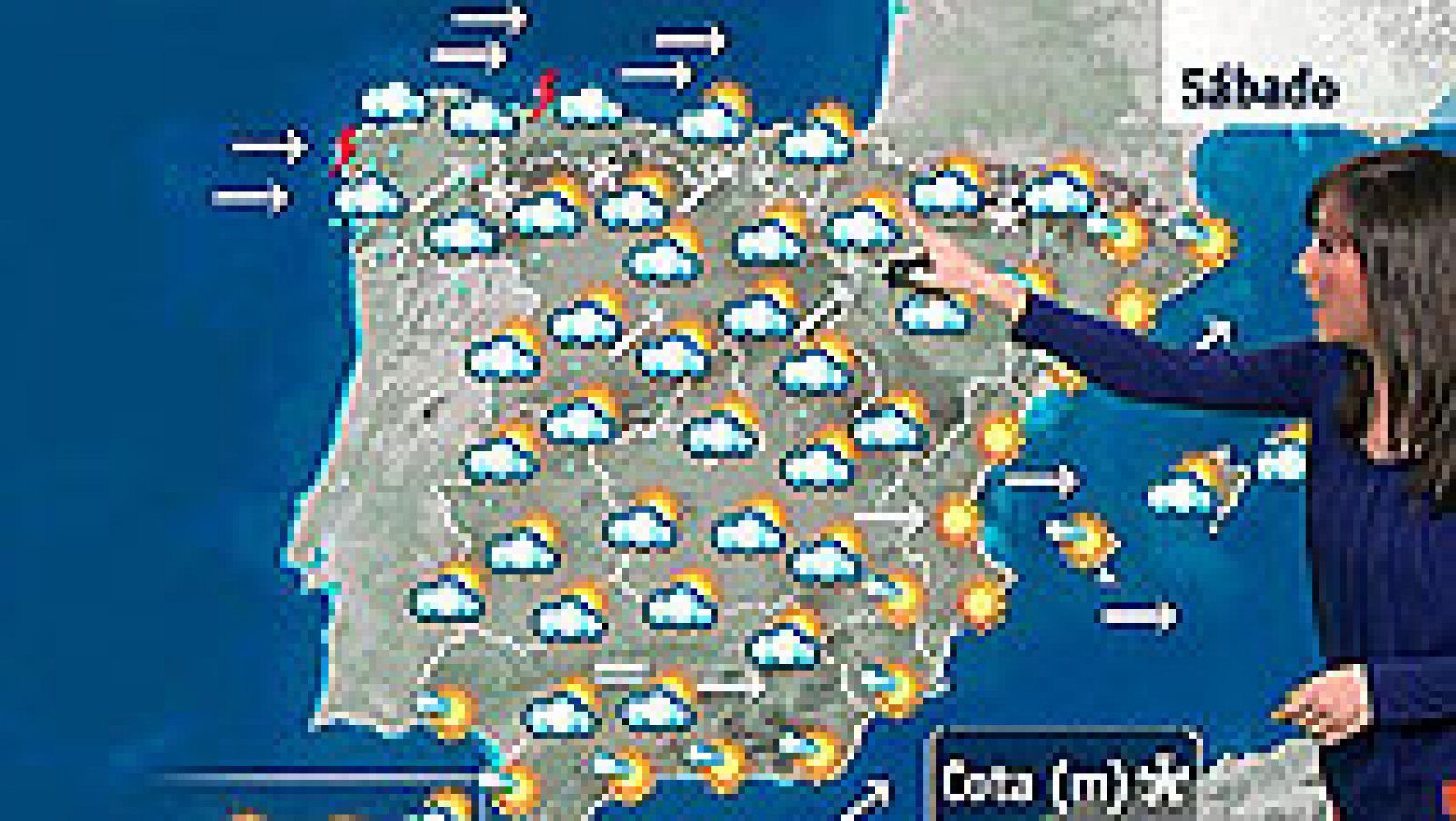 El tiempo: Se mantienen las lluvias y el viento fuerte en Galicia | RTVE Play