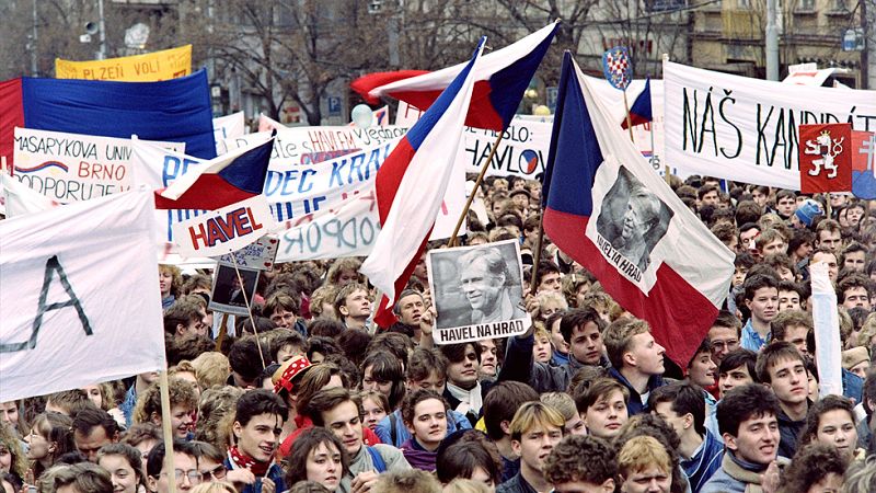 Se cumplen 25 años de la 'revolución de terciopelo'