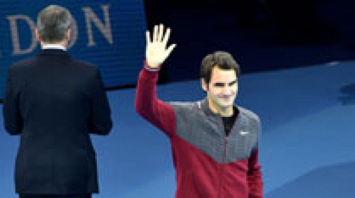 Telediario 1 - Federer se lesiona y Djokovic se lleva el Masters sin disputar la final