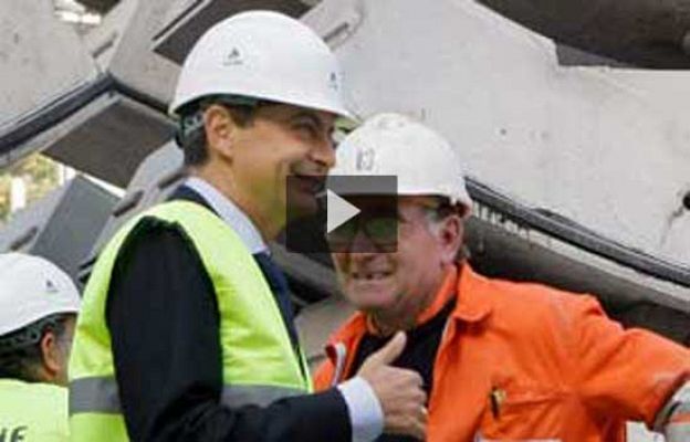  - Zapatero visita las obras del AVE