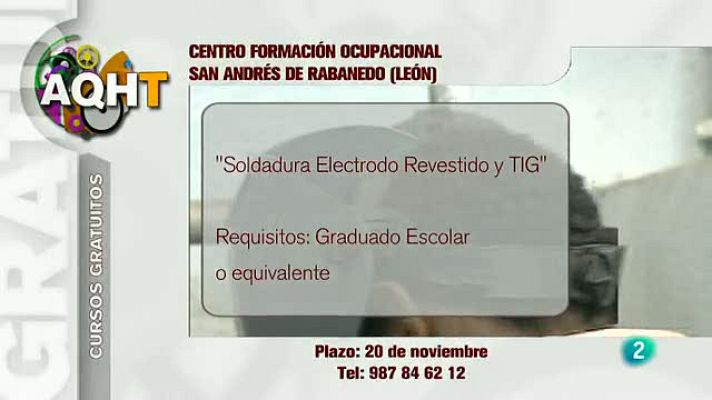 Aquí hay trabajo - Cursos GRATIS con prácticas y certificado de profesionalidad