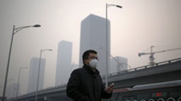 Nube de contaminación en Pekín