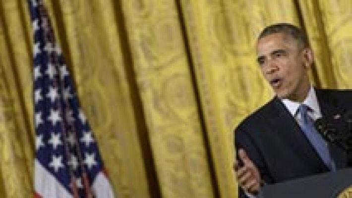 Telediario 1 - Obama reforma ley inmigración