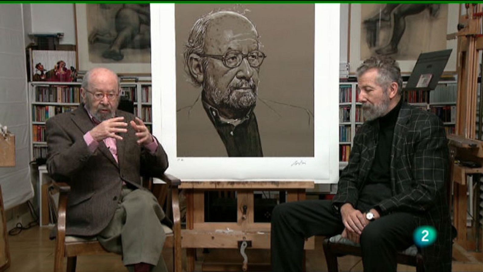 La Aventura del Saber. Los retratos de los Premios Cervantes en la Biblioteca Nacional.