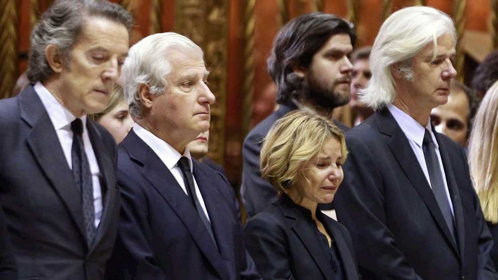 Los gestos más emotivos del funeral