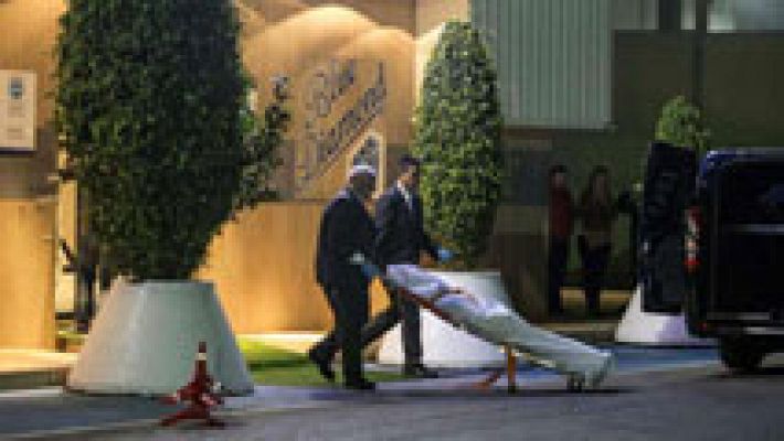 Telediario 1 - Dos personas han sido asesinadas en una discoteca de Murcia