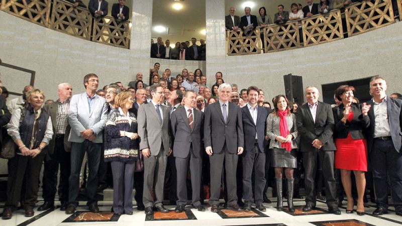 Acto institucional del Gobierno de Canarias contra las prospecciones petrolíferas 