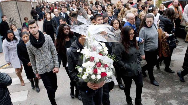 Telediario 1 - Emoción y lágrimas en el funeral de Fuensalida
