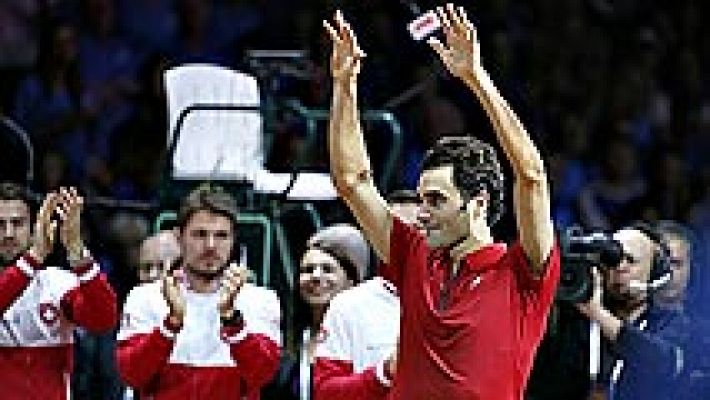 Federer: "Esta Davis no es para mí, es para Suiza"