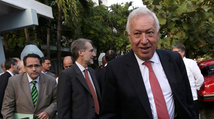 Telediario 1 - Margallo en Cuba