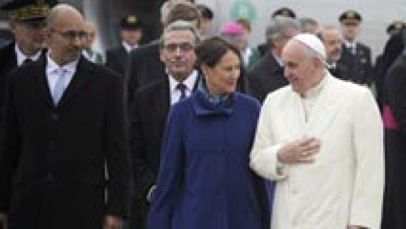 El papa Francisco visita el Parlamento Europeo