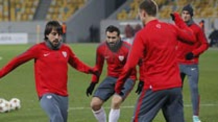 Telediario 1 - El Athletic busca la victoria en el frío ucraniano