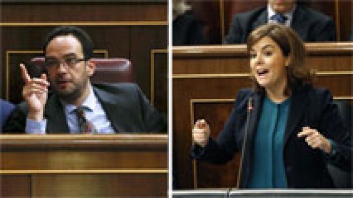 Informativo 24h - Sáenz de Santamaría afirma que Hernando, al  defender a Sánchez, ha acabado dándole "la estocada"